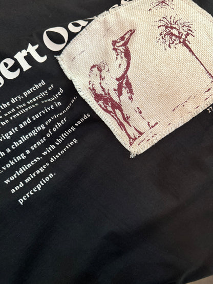 'PATCHWORK' BLACK T-SHIRT